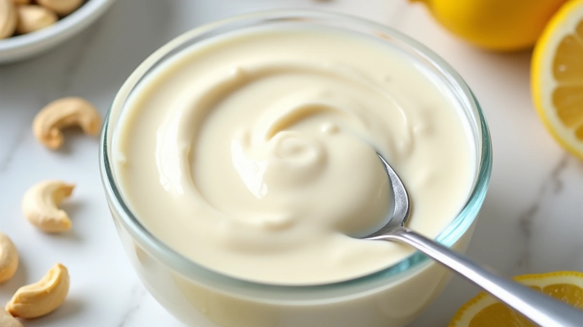 🥄 Cashew Cream with Lemon Recipe – Easy, Vegan & Flavorful