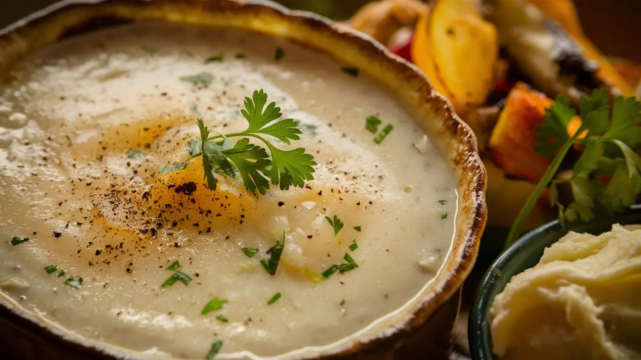 🧄 Creamy Garlic Parmesan Sauce Recipe: The Easiest